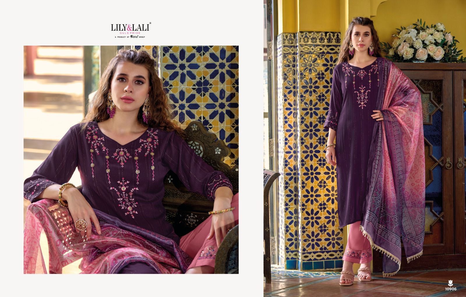 Bandhej Lily And Lali 10901-10906 Readymade Salwar Suits Catalog